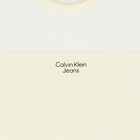 Boys White & Beige Logo T-Shirt, 2, hi-res