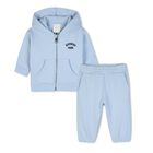 Younger Boys Blue Logo Tracksuit, 1, hi-res