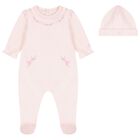 Baby Girls Pink Floral Babygrow Set, 1, hi-res