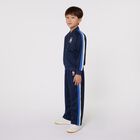 Navy Blue Logo Zip Up Top, 1, hi-res