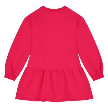 Girls Pink Flower Dress