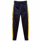 Boys Navy Logo Joggers, 1, hi-res