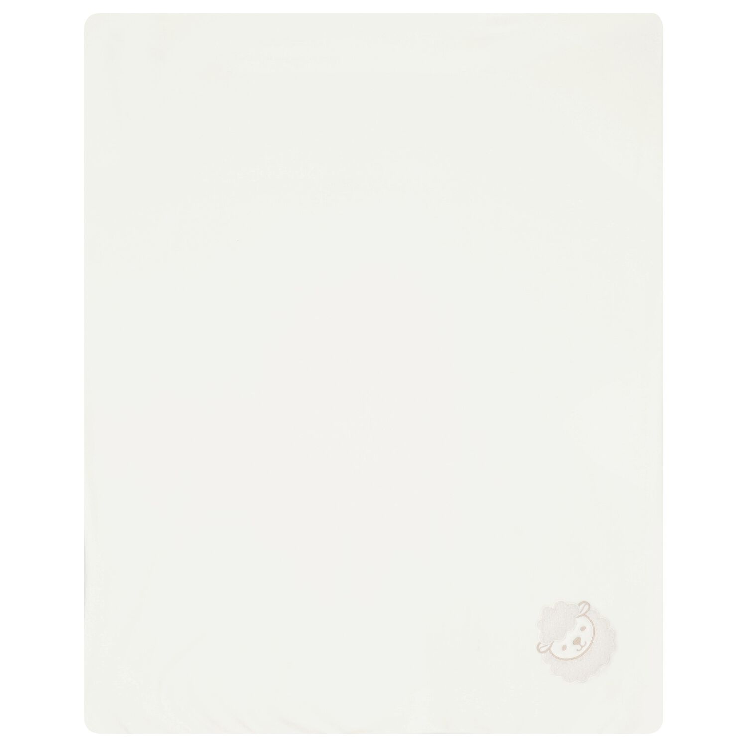 White Sheep Baby Blanket, 2, hi-res