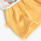 Younger Girls Ivory & Yellow Floral Dress, 1, hi-res