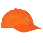 Boys Orange Logo Cap, 2, hi-res
