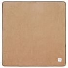 Beige & White Logo Padded Baby Blanket, 1, hi-res