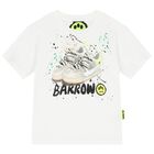 Boys White Logo T-Shirt, 1, hi-res