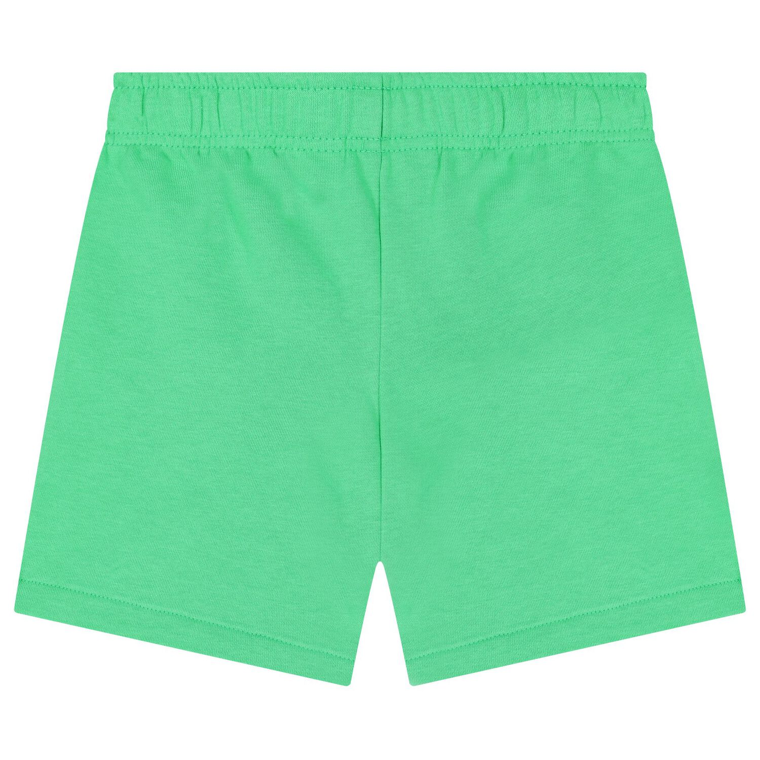Boys Green Jersey Shorts, 1, hi-res