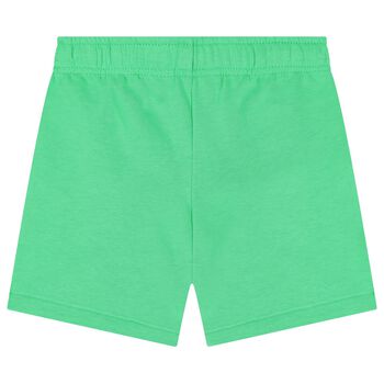 Boys Green Jersey Shorts