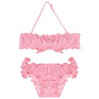 Girls Pink Logo Bikini, 1, hi-res