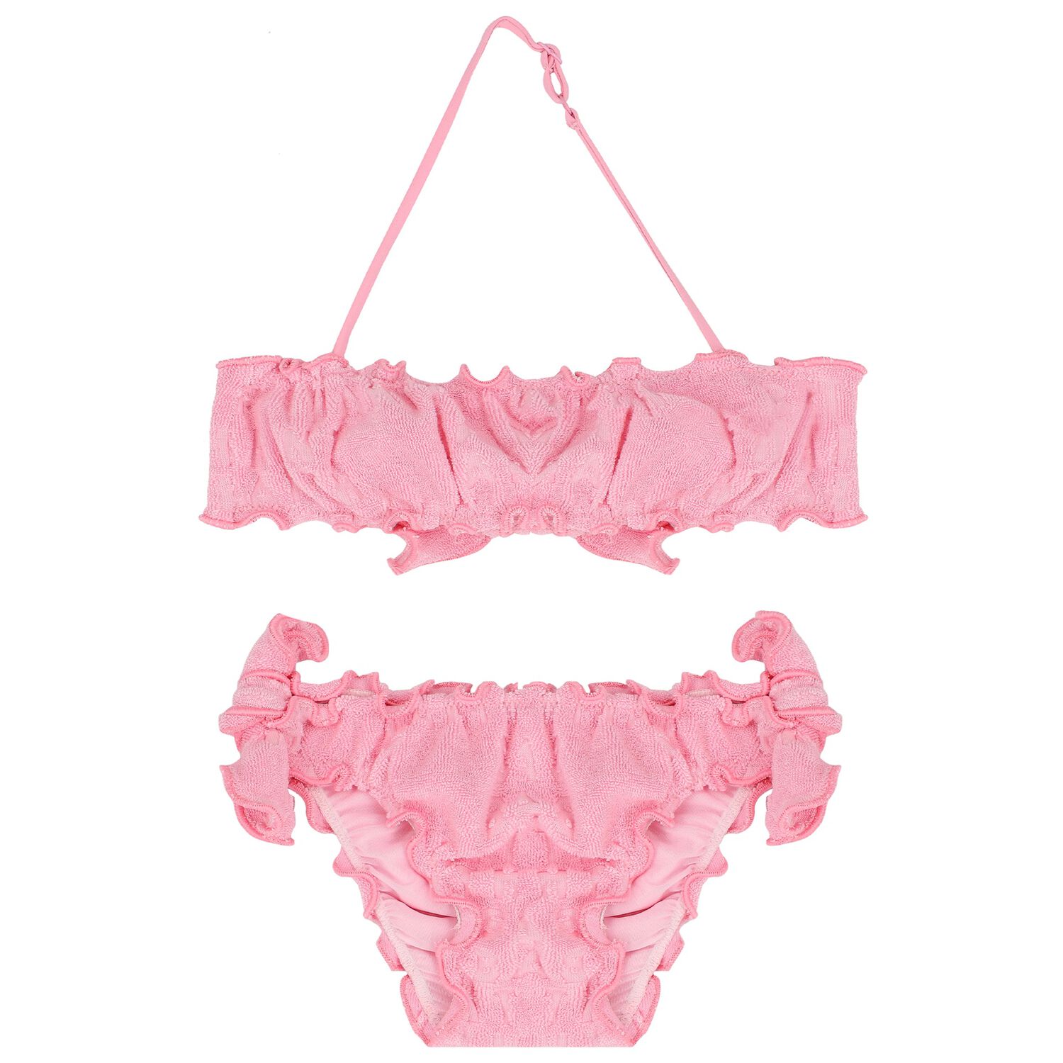Girls Pink Logo Bikini, 1, hi-res image number null