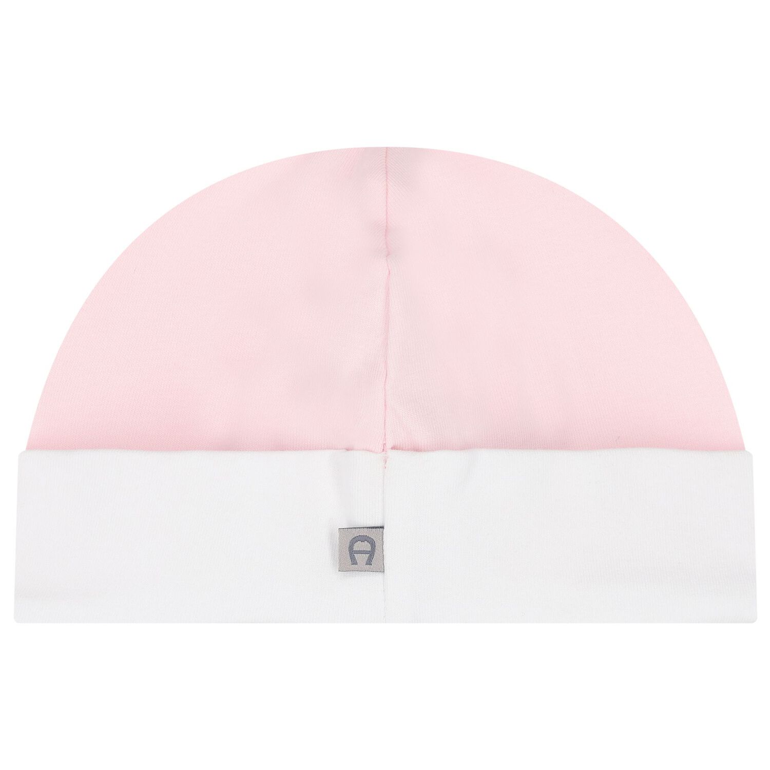 Baby Girls Pink & White Logo Hat, 2, hi-res