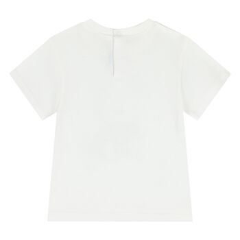 Younger Boys Ivory Puppy T-Shirt 