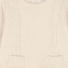 Younger Girls Beige Dress, 1, hi-res