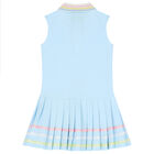 Girls Blue Tennis Dress, 1, hi-res