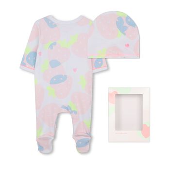Baby Girls Pink Babygrow Gift Set