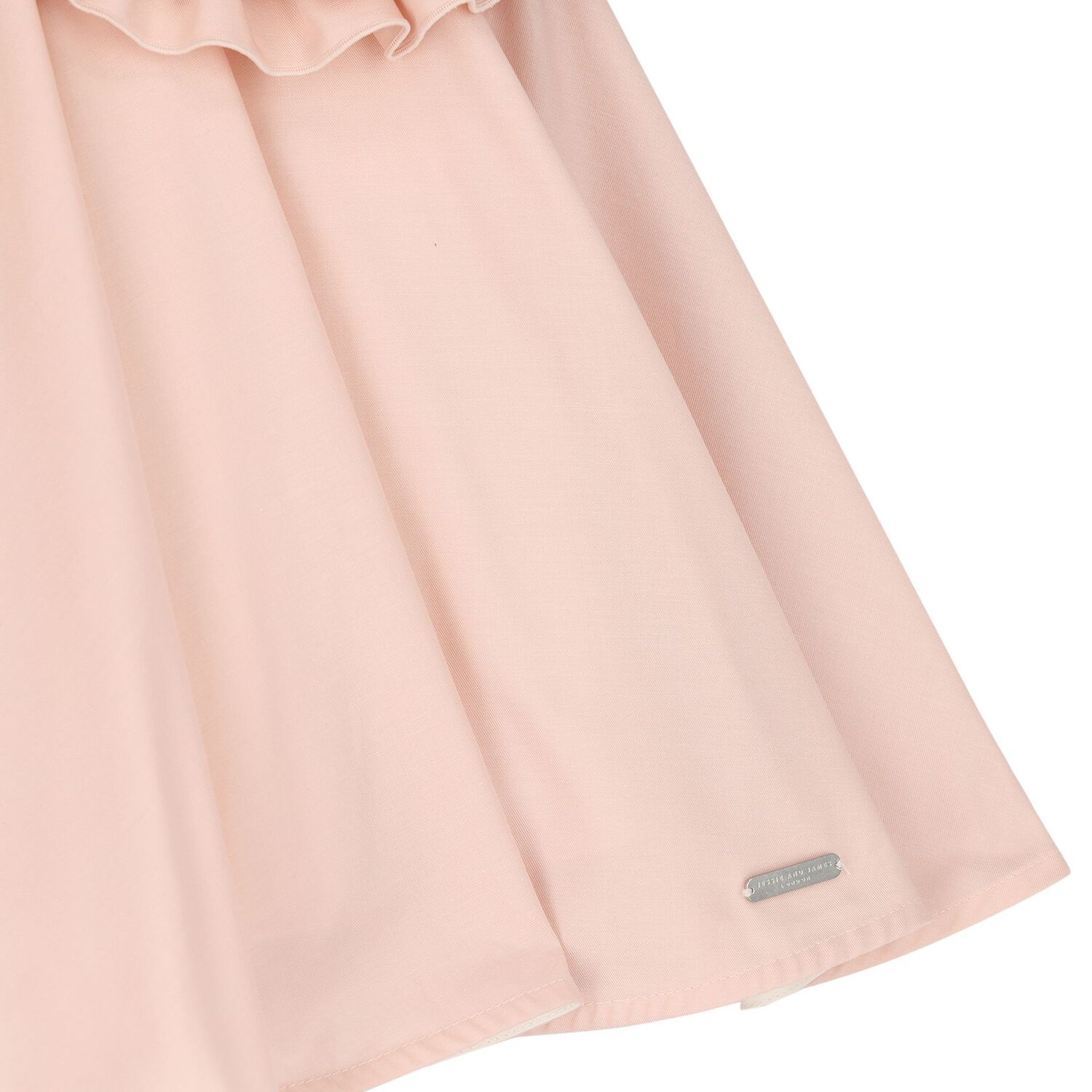 Girls Pink Ruffle Flower Dress, 2, hi-res