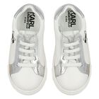 White Ikonik Choupette Trainers , 1, hi-res