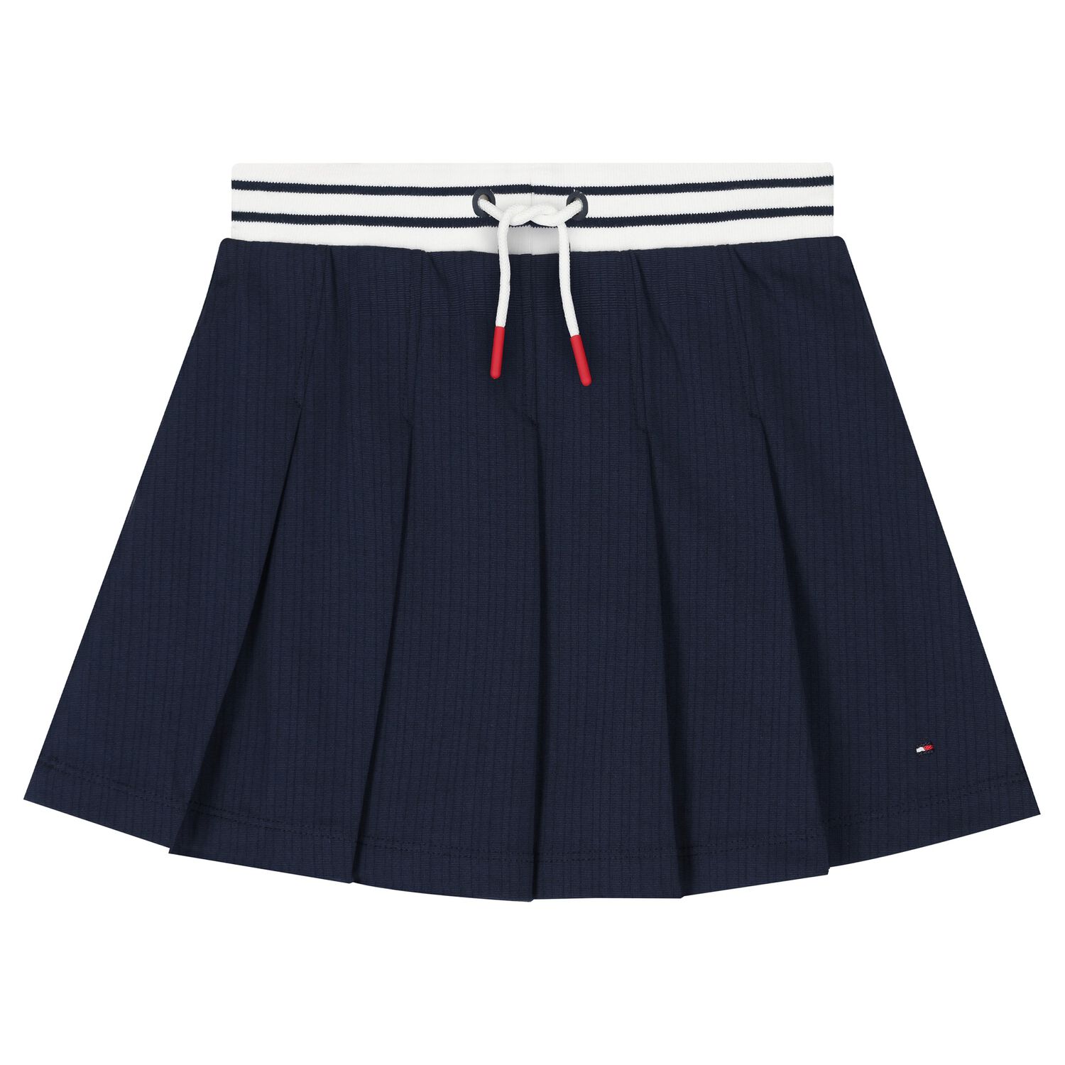 Girls Navy Blue Cotton Skirt, 1, hi-res image number null