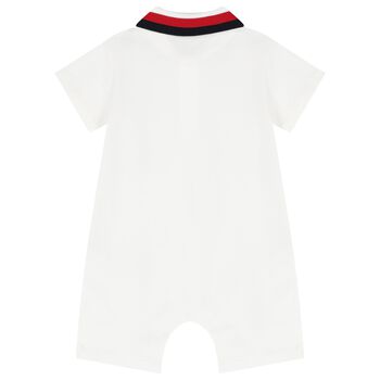 Baby Boys Ivory Romper