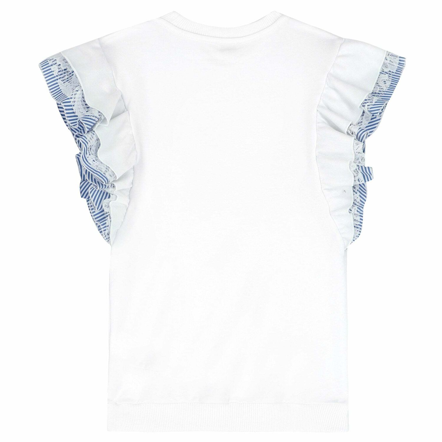 Girls White & Blue Tinker Bell Jumper Dress, 1, hi-res