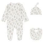 White Carousel & Hot Air Balloon Babygrow Gift Set, 1, hi-res