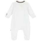 White Logo Babygrow Gift Set, 1, hi-res
