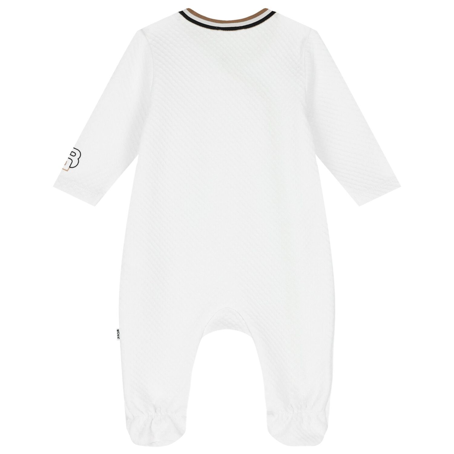White Logo Babygrow Gift Set, 1, hi-res