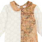 Beige & Ivory Geo Map Babygrow, 1, hi-res