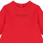 Younger Girls Red Logo Dress Set, 1, hi-res