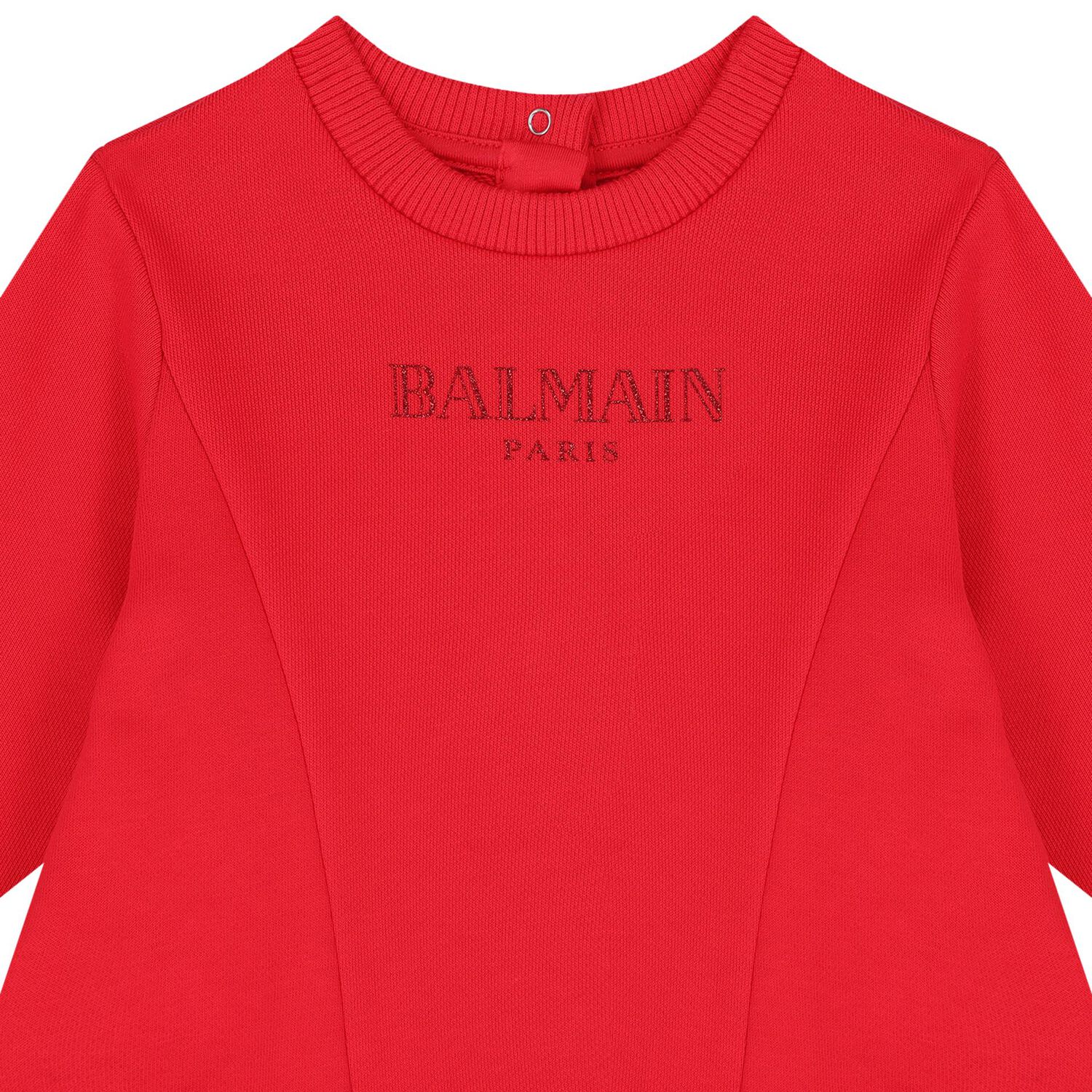 Younger Girls Red Logo Dress Set, 1, hi-res