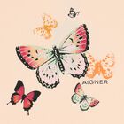 Girls Pink Butterflies Logo T-Shirt, 2, hi-res