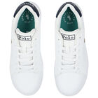 Boys White Logo Trainers, 1, hi-res