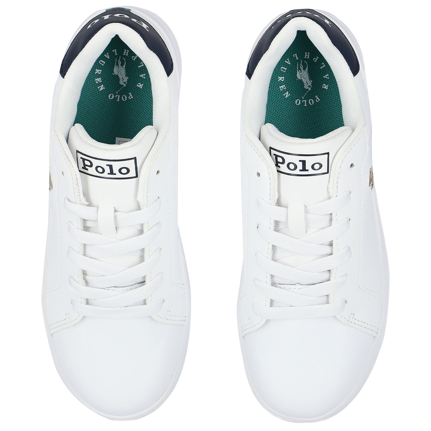 Boys White Logo Trainers, 1, hi-res image number null