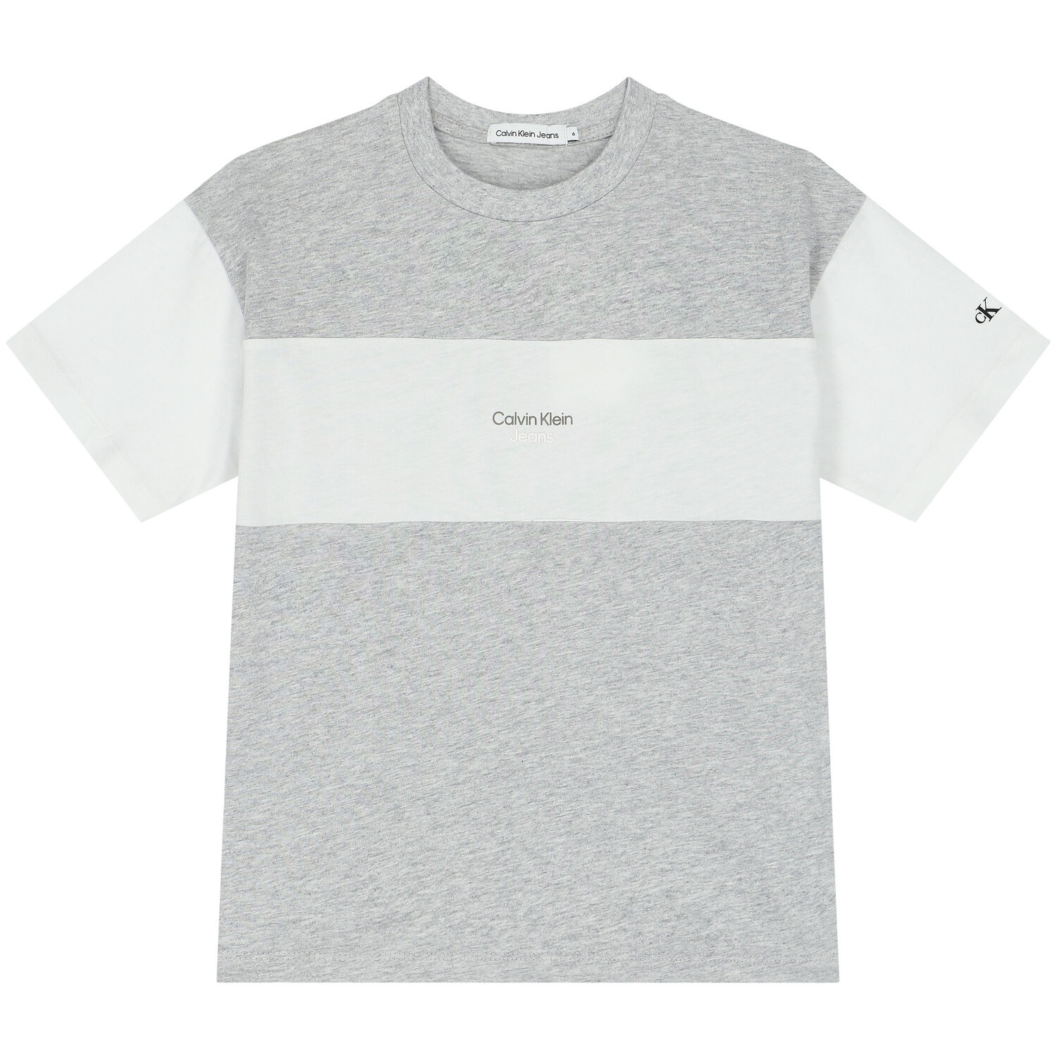 Boys Grey Logo T-Shirt, 2, hi-res