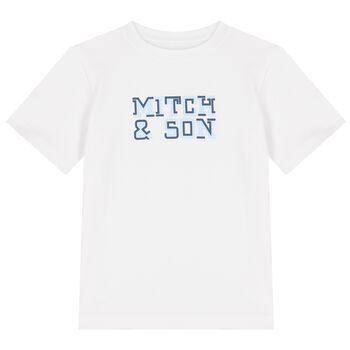 Boys White Logo T-Shirt