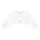 Baby Girls Ivory Knitted Cardigan, 2, hi-res