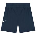 Navy Blue Logo Shorts, 4, hi-res