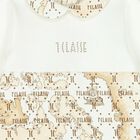 White & Beige Geo Map Babygrow, 3, hi-res