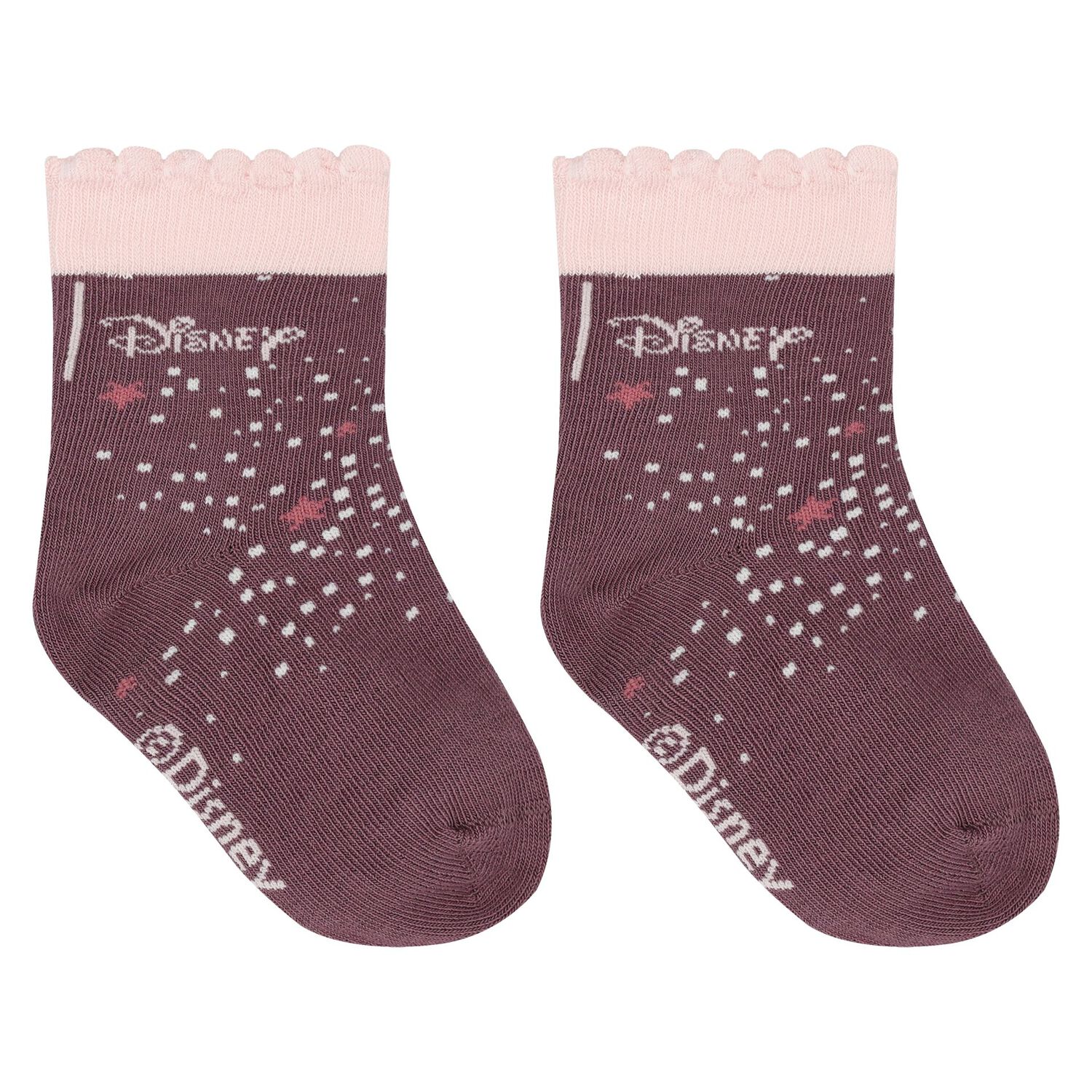 Girls Pink & White Logo Socks ( 3-Pack ), 1, hi-res image number null