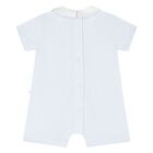 Baby Boys Blue Romper, 1, hi-res
