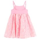 Girls Pink Butterfly Dress, 1, hi-res