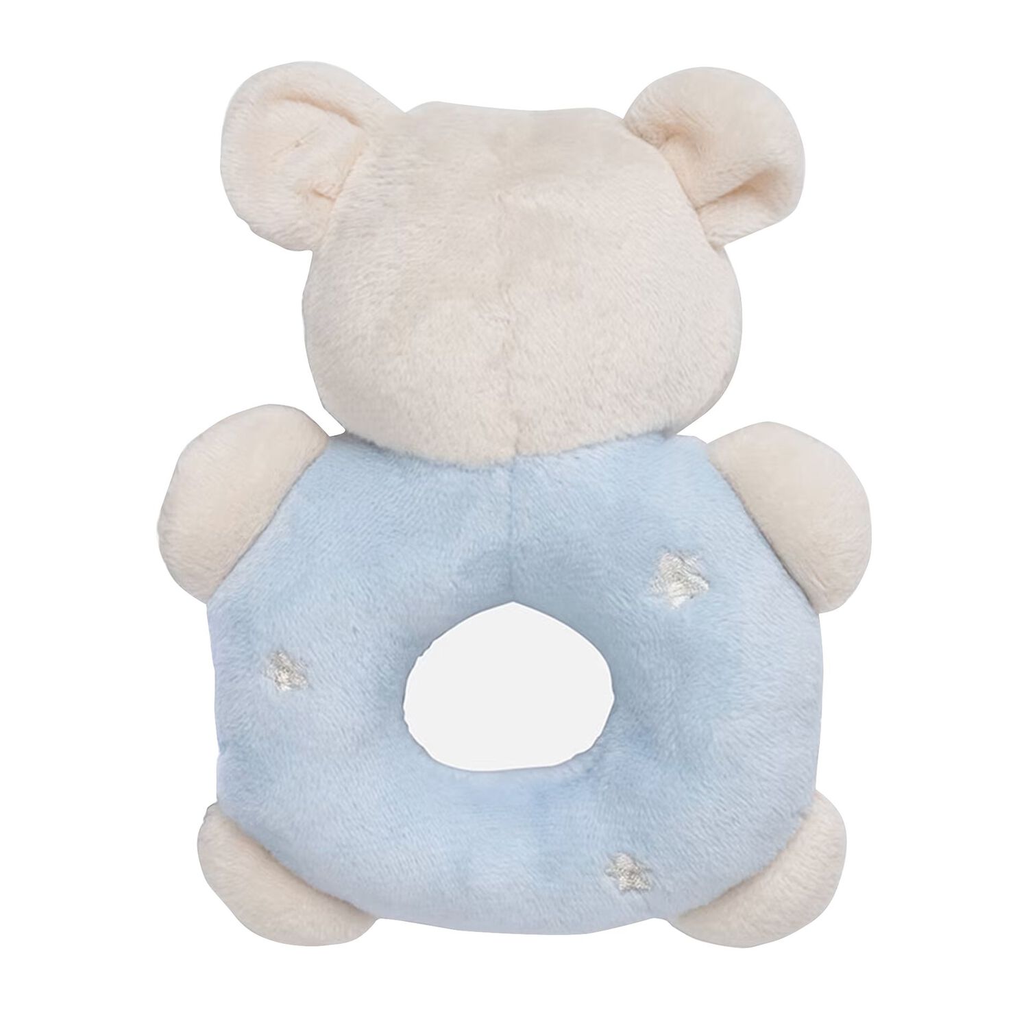 Baby Boys Blue Bear Rattle Toy, 1, hi-res