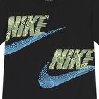 Boys Black Logo Shorts Set, 1, hi-res