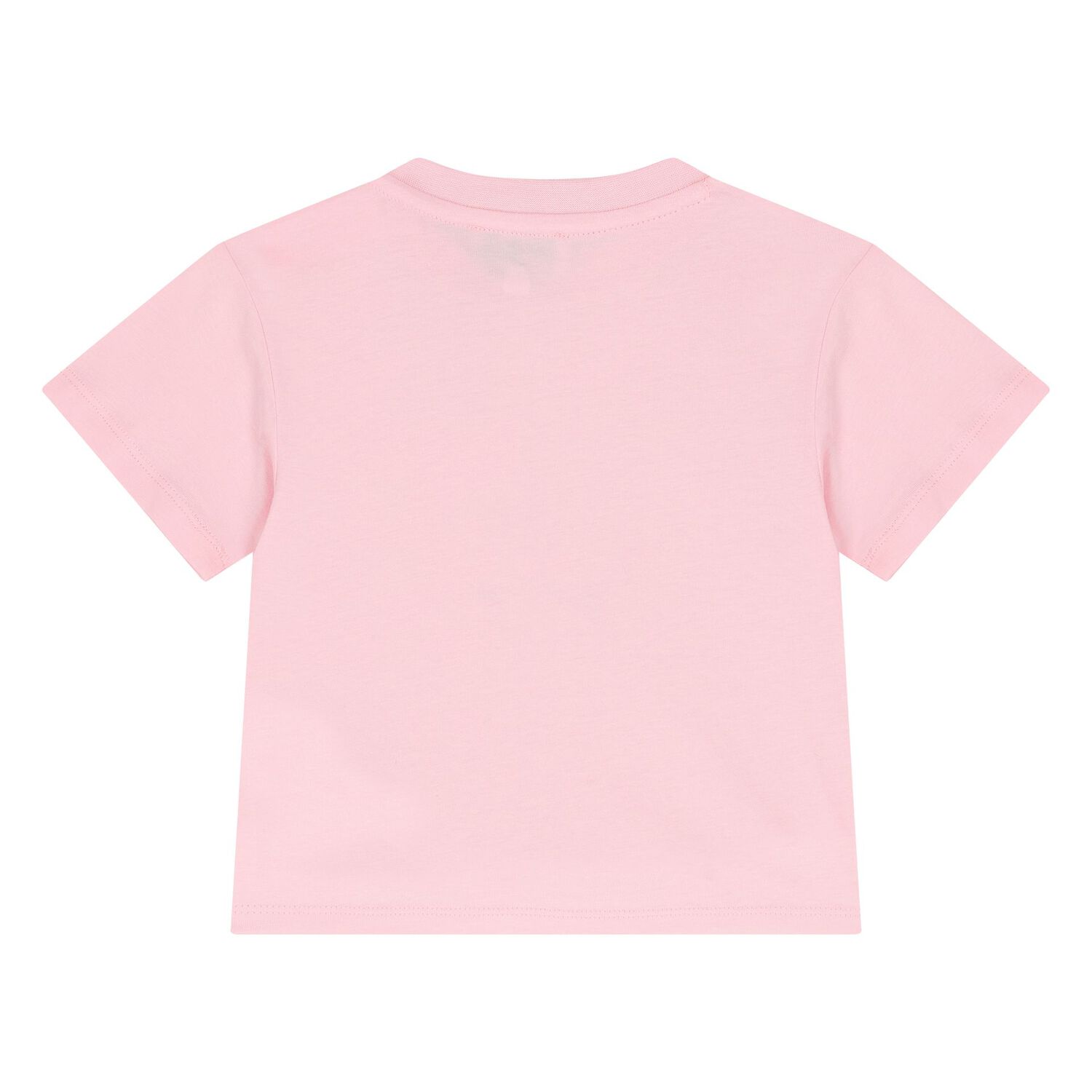 Younger Girls Pink Bunny Logo T-Shirt, 1, hi-res
