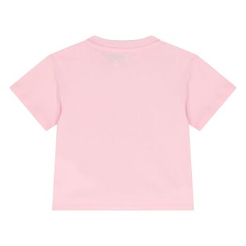 Younger Girls Pink Logo T-Shirt