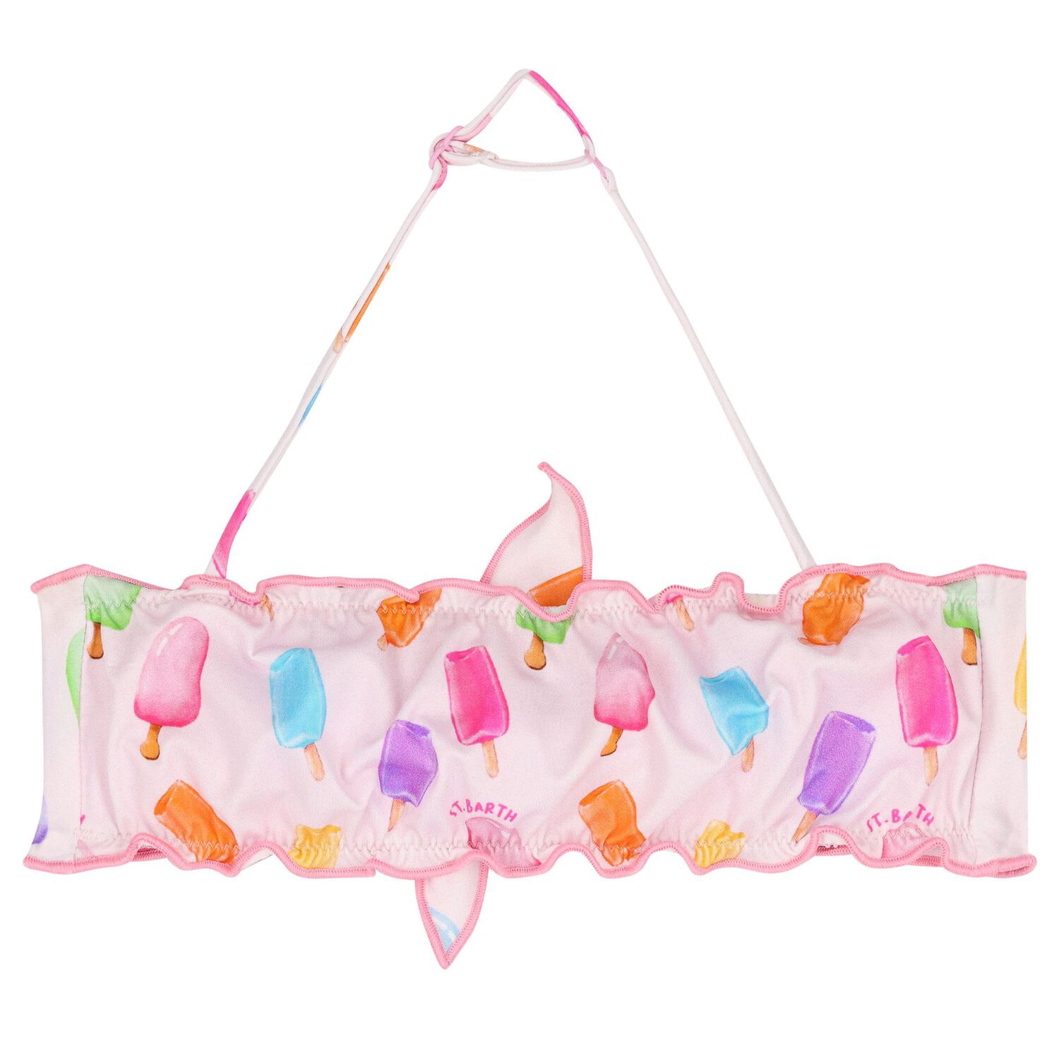 Girls Pink Popsicle Logo Bikini, 1, hi-res image number null