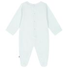 Boys Pale Blue & Gold Babygrow & Hat Gift Set, 1, hi-res
