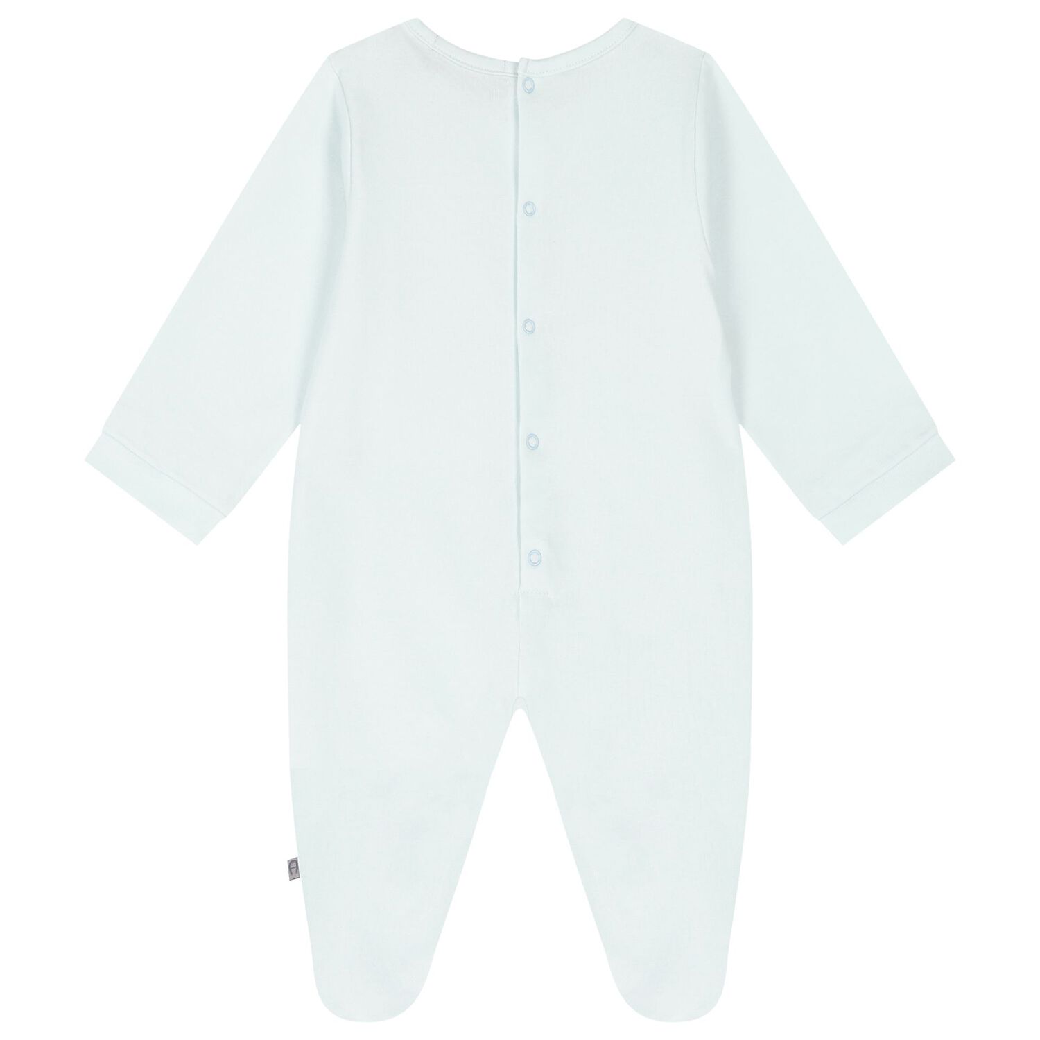 Boys Pale Blue & Gold Babygrow & Hat Gift Set, 1, hi-res