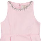 Girls Pink Sleeveless Dress, 2, hi-res